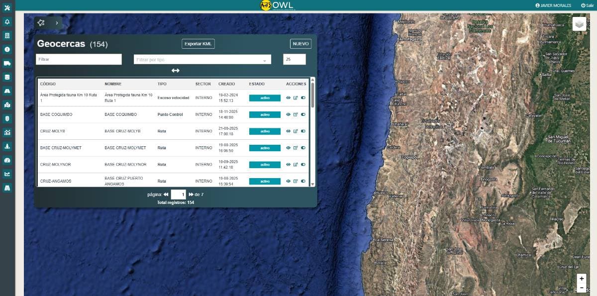 Caserones – Plataforma de Gestión de Flotas y Alertas (Colaboración)
