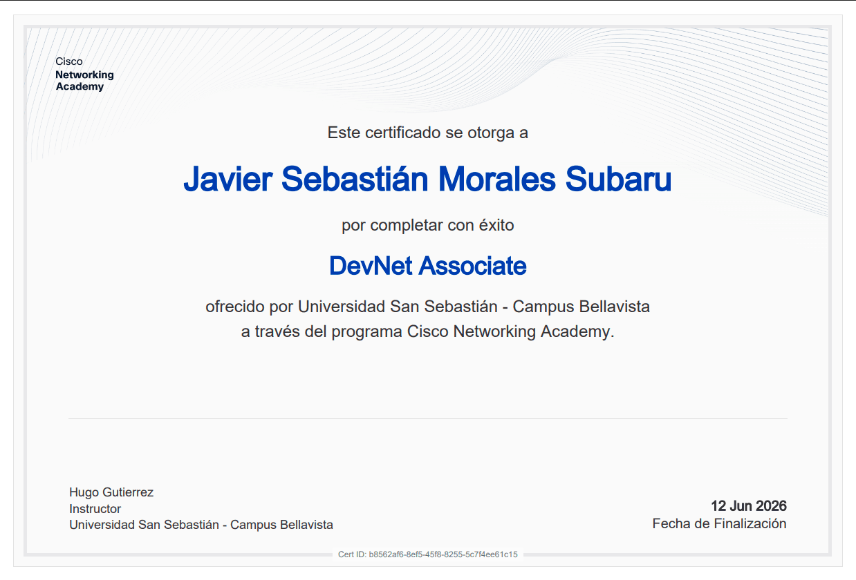 Cisco DevNet Associate